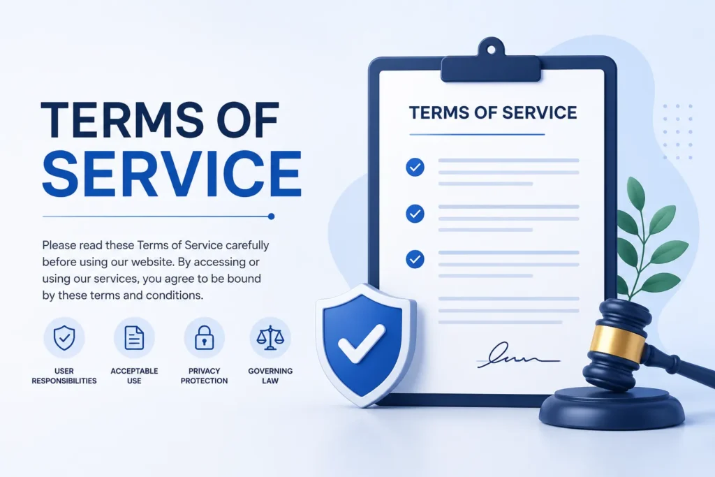 Terms and Conditions Page