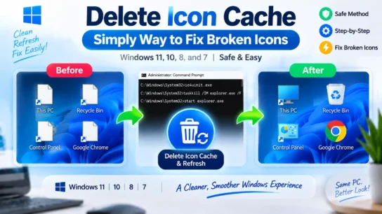 Delete Icon Cache Windows 11