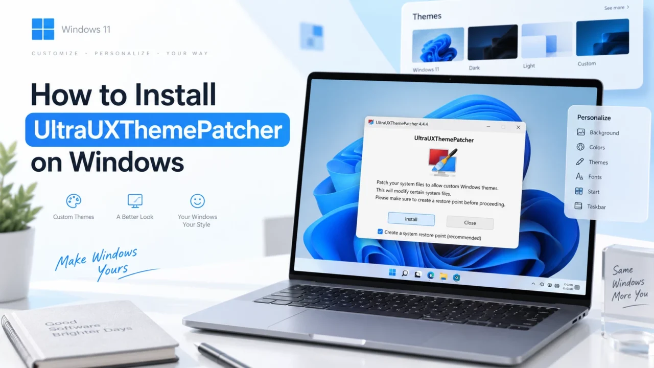 How to Install UltraUXThemePatcher on Windows