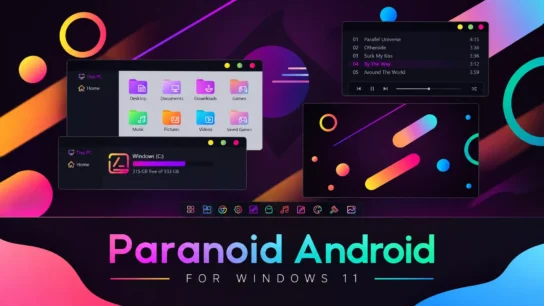 Paranoid Android Theme for Windows 11