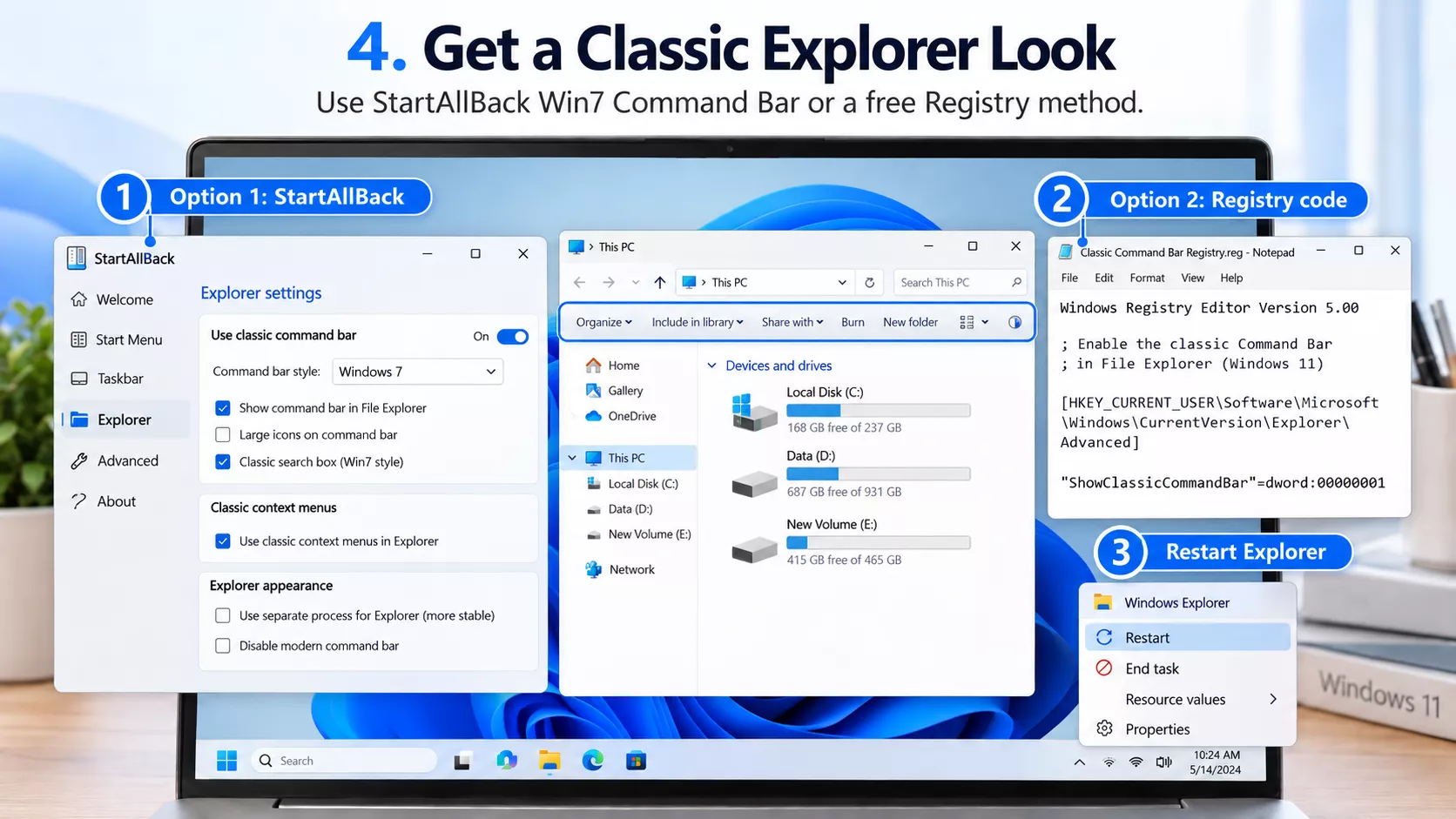 Get the Classic File Explorer